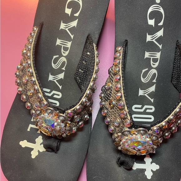 NIB Gypsy Soule Brenda Wedge Sandals s:10M SHE IS NO LONGER IN BIZ-COLLECTORS!! - Picture 6 of 15